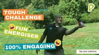 Fun ENERGIZER Game to Stretch & Warm-Up - Tea Cup Stretch | playmeo