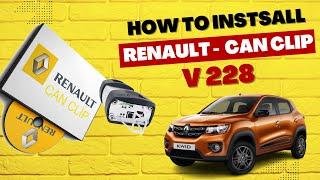 How to install and configure RENAULT CAN CLIP V228 with Device J2534 Tactrix Openport2.0