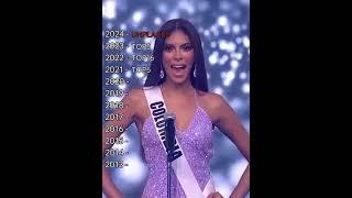 Miss Universe Colombia  2013 - 2024 #eltocuyo_team #mehoahauofficial