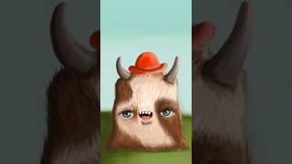 Cow Blob Digital Painting