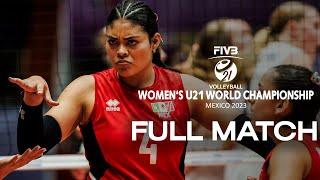 USA vs. MEX - Full Match | Women's U21 World Championship | Lèon