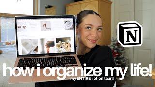 NOTION TOUR: how i organize my ENTIRE life with notion!