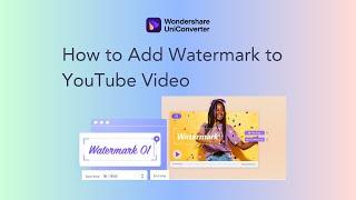 How to Add Watermark to YouTube Video | Watermark Editor