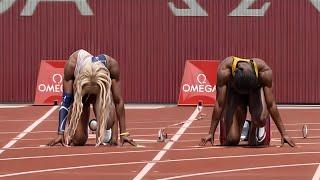 The Fastest 100m Elaine Thompson-Herah vs Sha’Carri Richardson And Shericka Jackson