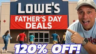 HUGE Lowe's Father's Day Tool Deal Savings - DON'T MISS Up to 120% OFF