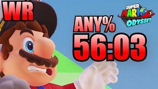 [fWR] Super Mario Odyssey Any% Speedrun in 56:03.983