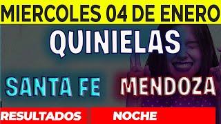 Resultados Quinielas Nocturna de Santa Fe y Mendoza, Miércoles 4 de Enero