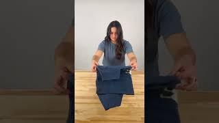 Here’s the best way to fold a t-shirt. It’s simple and easy for anyone to do.