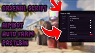 Arsenal Roblox Hack Script GUI Aimbot (2023 Pastebin)