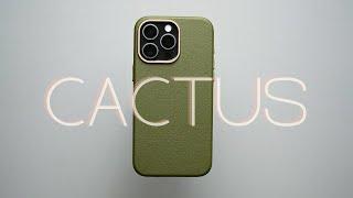 The BRAND NEW Otterbox Symmetry Cactus Leather for the iPhone 15 Pro Max!!