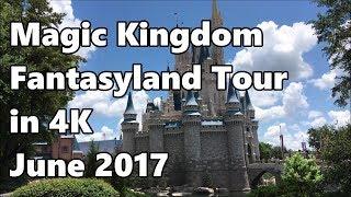 Magic Kingdom | Fantasyland Tour in 4K | June 2017 | Walt Disney World