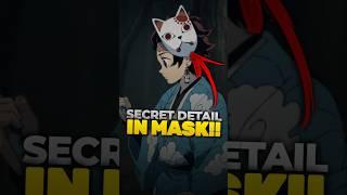 Secret Detail about Tanjiro's Mask! #demonslayer #shorts