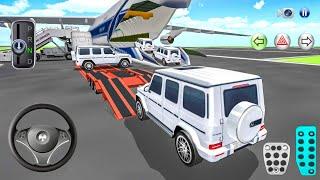 New Mercedes SUV Cars Transporter Cargo Plane & Trailer Truck - 3D Driving Class Game - Android Game