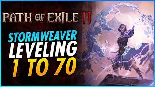 BEST Stormweaver Leveling Build Guide! BLAST 1-70 & Nuke Bosses - Path of Exile 2