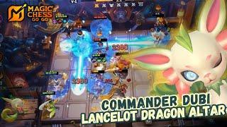 VERY SUITABLE FOR LANCELOT ‼️ COMBO COMMANDER DUBI  #mlbb #mcgg #magicchessgogo #mcggidcreator