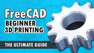 FreeCAD For Beginners p.1 - UI, Sketching, Constraints, Extruding, and 3D Printing