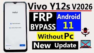 Vivo Y12s Frp Bypass Vivo V2026 FRP BYPASS Vivo Y12s Frp Unlock  Android 11 Without Pc