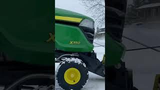 John Deere X350 select series snowblower