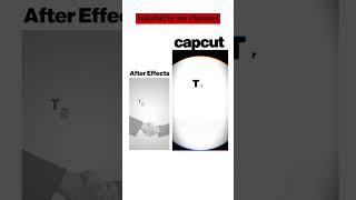 capcut vs after effects | 3D REELS #capcut #shorts #aftereffects