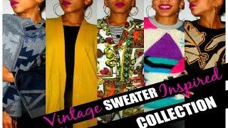 My Winter Vintage Sweater Collection