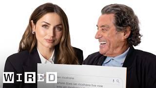 Ana de Armas & Ian McShane Answer The Web's Most Searched Questions | WIRED