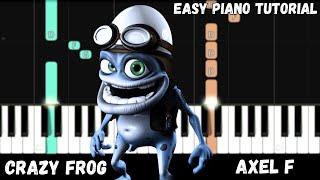 Crazy Frog - Axel F (Easy Piano Tutorial)