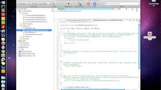 2.1 Touch and drag an image around the screen using TouchsMove - iPhone sdk xcode