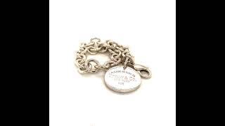 Tiffany & Co Sterling Silver Bracelet 7.75 Inches 35.3 Grams TIF101