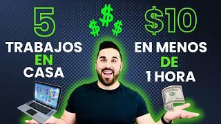 Gana $10 en Menos de 1 Hora con Trabajos Online - Trabaja desde casa y Gana dinero en internet