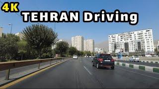 Driving Tehran (IRAN)- Highway & Downtown -scenic drive! Travel to IRAN with me !