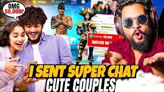 2 V Badge Couple  Kicked On Live Angry Girlfriend & Bf Open Challenge आजा Noob1 vs 4 में !!