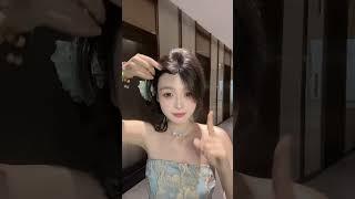 Smooth hair wig try-on| Real or Fake? #shorts14 #2025 #hair