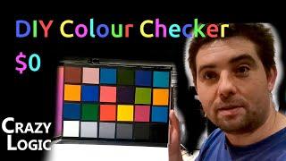 #65 - DIY Colour checker $0 £0 - how to make your own