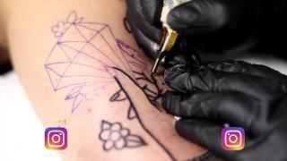 Diamond Traditional Tattoo - Time Lapse