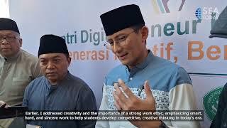 Sandiaga Uno Encourages Creative Santri Through Digitalpreneur Program