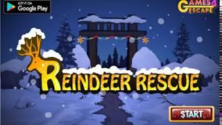 Reindeer Rescue Walkthrough (Games4Escape)