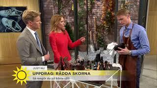 Skovårdsexperten: De är vanligaste misstagen när du rengör dina skor - Nyhetsmorgon (TV4)