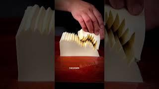 Preserved egg tofu made into a dish that can’t be eaten. Chef, knife skills, preserved egg tofu, cr
