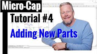 Micro-Cap Tutorial #4: Adding a new Part to the Library #microcaptutorial