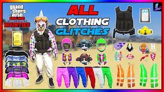 *SOLO* ALL WORKING GTA 5 ONLINE CLOTHING GLITCHES IN 1 VIDEO! BEST CLOTHING GLITCHES AFTER PATCH