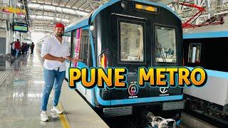 Pune Metro All Stations || Swargate to PCMC Purple Line Route || Pune Metro Vlog