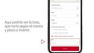 Santander - Cómo realizar inversiones desde SuperMóvil