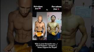 Rich saitama Vs poor saitama @saitamarussian @Saitama_family @SahilFitness #fitness #gym