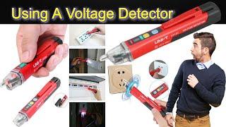 How to Use A Voltage Tester || Voltage Detector || low voltage holiday detector