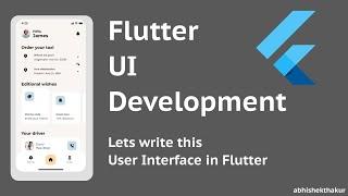 Book Taxi UI Flutter | Writing User Interface in Flutter