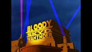 Bloody Skyd Wantnder logo Style 20th century fox 1981-1992