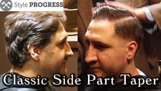 Vintage Hairstyle - Traditional Men's Taper Haircut With Side Part | Style Progress