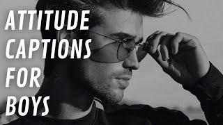 27 Attitude captions of all times | Instagram captions for boys attitude |attitude captions for boys