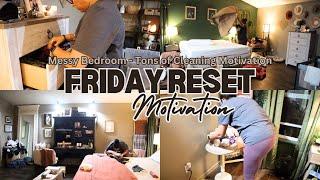 New! 2024 Friday Reset. Cleaning Motivation. Deep Cleaning. Realistic Cleaning.