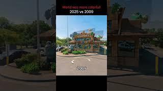 McDonald’s in 2009 vs 2025 – same spot, whole new vibe! #McDonalds #ThenAndNow #Nostalgia #shorts